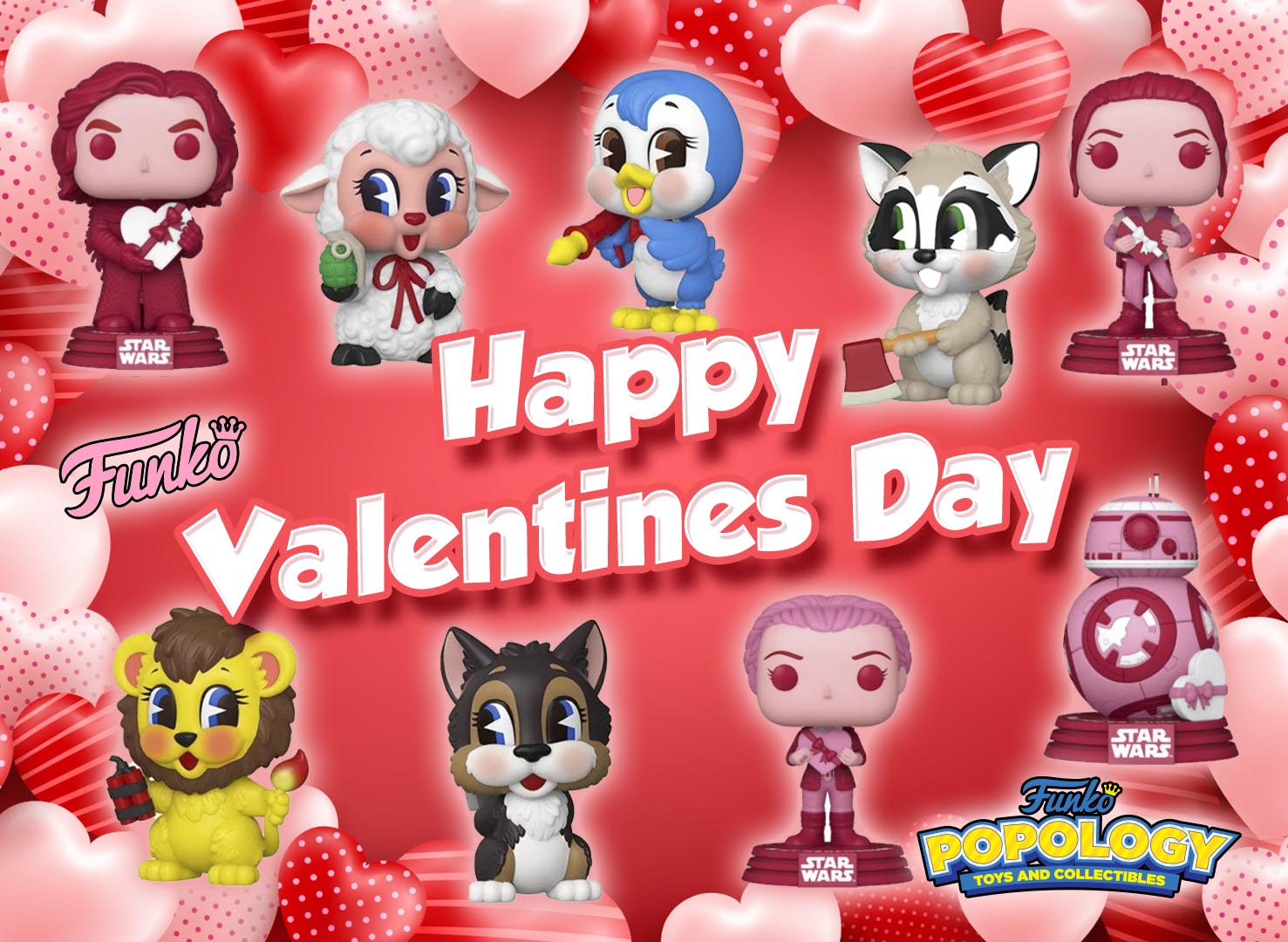 Valentine's Day Funko Pops Funkopopology